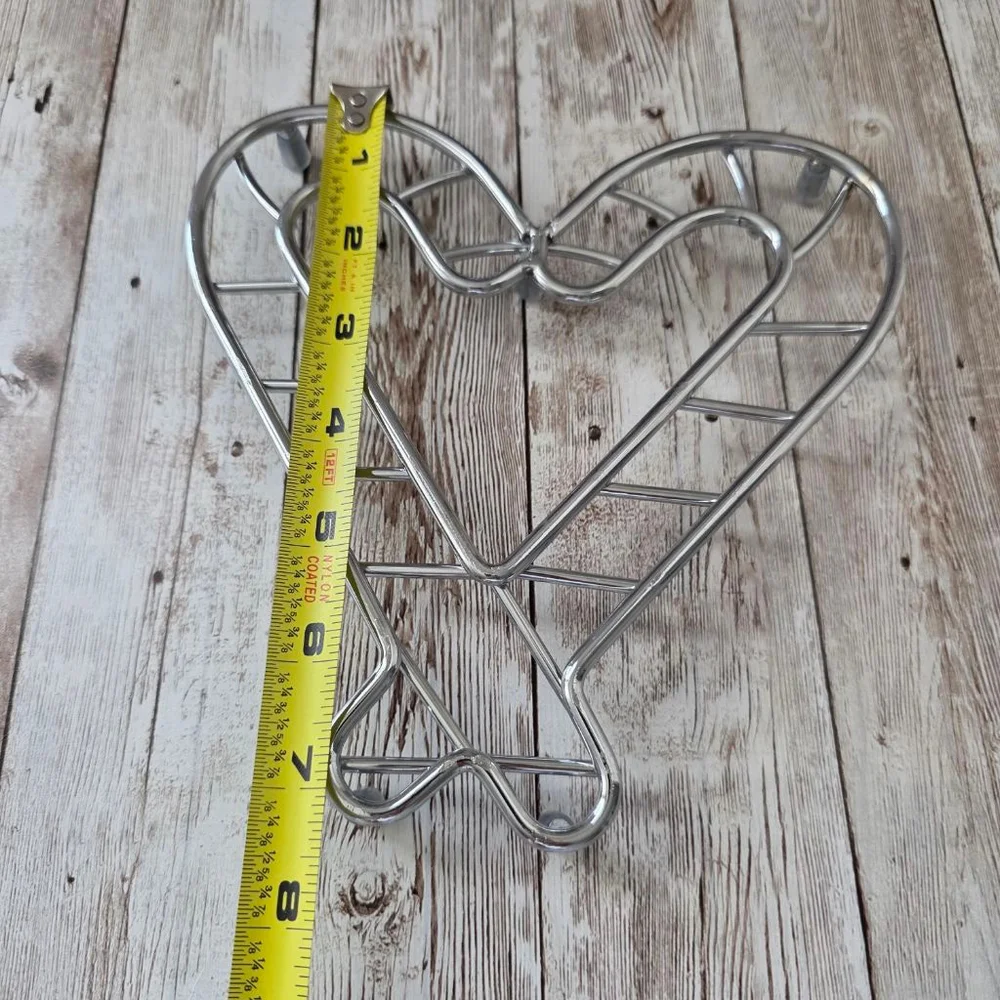 Silver Heart Shaped Trivet
